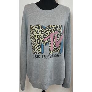 MTV Gray Sweatshirt Women’s Size XXL NWOT
